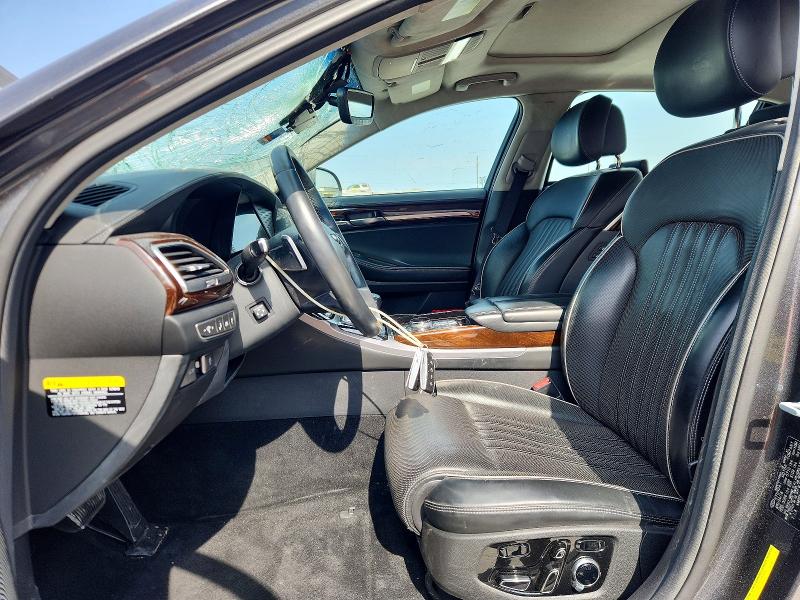2018 Genesis G90 VIN KMHG54JH8JU049609 COPART salvage auction — FRONT END, Tx - Salvage Vehicle Title, sold $8,100 on 2026-07-24 (photo 7)
