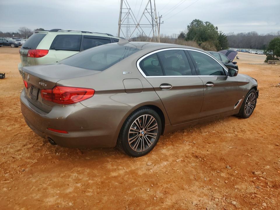 2018 BMW 5 series VIN WBAJB1C58JB374757 COPART salvage auction — FRONT END, NC - SALVAGE CERTIFICATE OF TITLE, sold $13,500 on 2026-07-27 (photo 3)