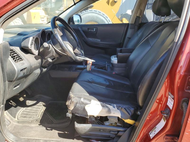 2007 Nissan Murano VIN JN8AZ08W97W644417 COPART salvage auction — FRONT END, Az - Certificate Of Title, sold $925 on 2026-07-31 (photo 7)