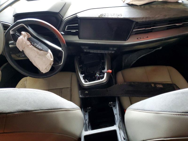 2022 Audi Q4 e-tron VIN WA1J2BFZ5NP047937 COPART salvage auction — FRONT END, MO - JUNKING CERTIFICATE, sold $3,450 on 2026-07-27 (photo 8)