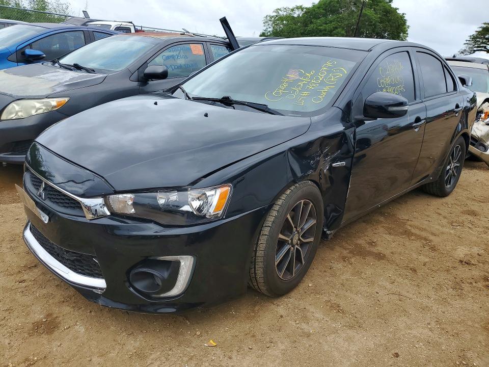 2017 Mitsubishi Lancer VIN JA32U2FU8HU007381 COPART salvage auction — FRONT END, Hi - Certificate Of Salvage, sold $300 on 2026-07-27 (photo 1)