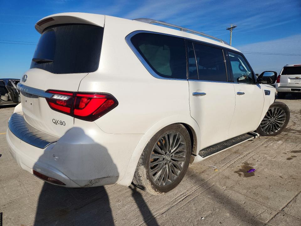 2022 Infiniti Qx80 VIN JN8AZ2BE2N9292997 COPART salvage auction — FRONT END, Tn - Salvage Certificate, sold $18,000 on 2026-07-27 (photo 3)
