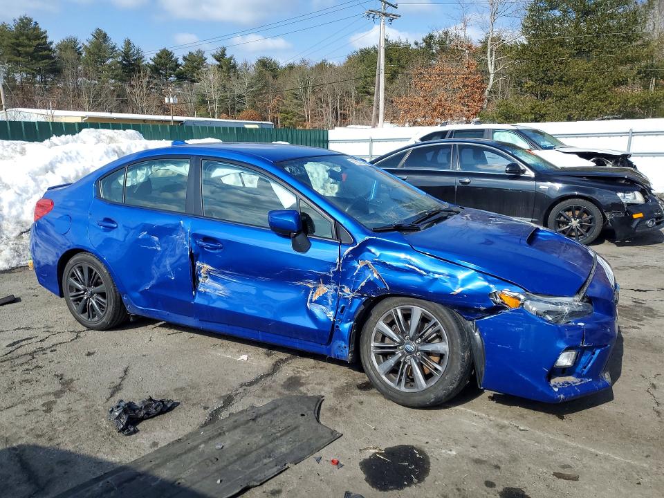 2018 Subaru Wrx VIN JF1VA1A61J9809814 COPART salvage auction — FRONT END, Id - Salvage Certificate Of Title, sold $3,800 on 2026-07-07 (photo 4)