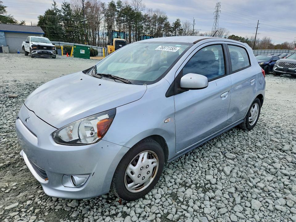 2015 Mitsubishi Mirage VIN ML32A3HJ0FH014241 COPART salvage auction — MINOR DENT/SCRATCHES, Nc - Dealer Only Clean Title, sold $500 on 2026-07-29 (photo 1)