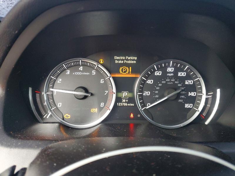 2016 Acura Tlx VIN 19UUB2F55GA003119 COPART salvage auction — FRONT END, Pa - Certificate Of Salvage, sold $1,900 on 2026-07-02 (photo 9)