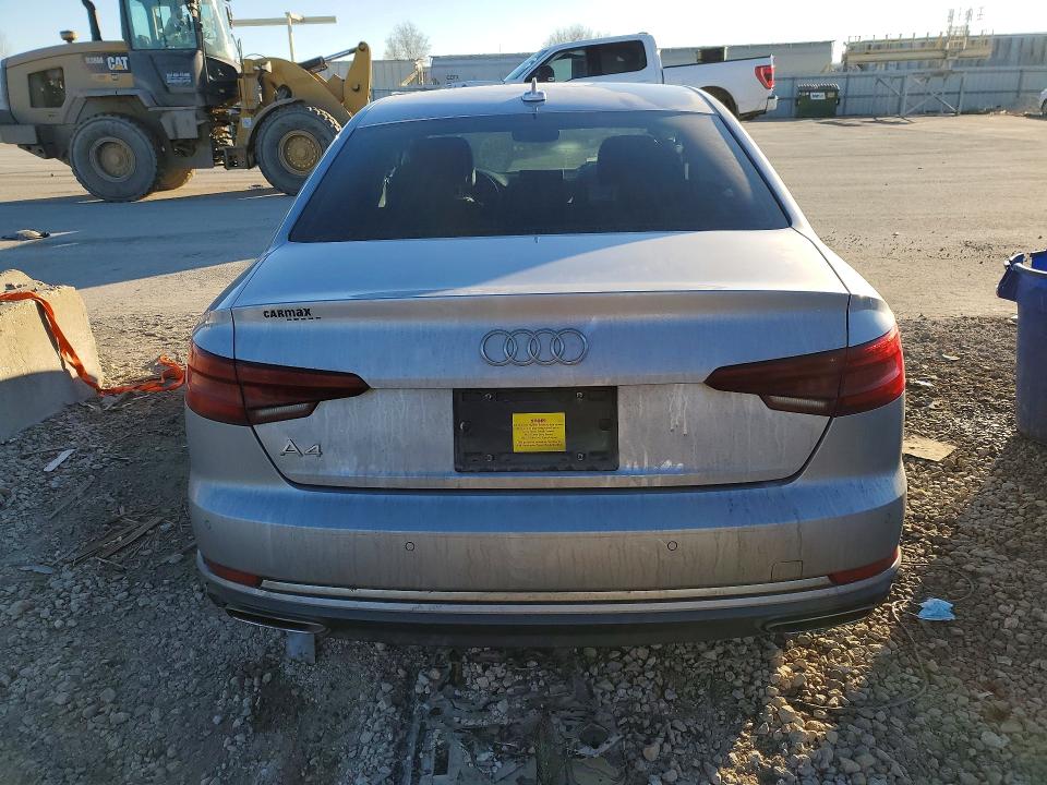 2019 Audi A4 VIN WAUHMAF4XKA043164 COPART salvage auction — FRONT END, Ks - Cert Of Title-Salvage, sold $1,800 on 2026-07-28 (photo 6)