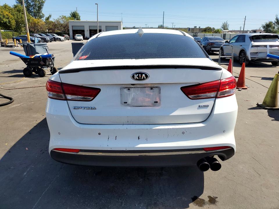 2016 Kia Optima VIN 5XXGT4L10GG104997 COPART salvage auction — FRONT END, Fl - Certificate Of Destruction, sold $800 on 2026-07-06 (photo 6)