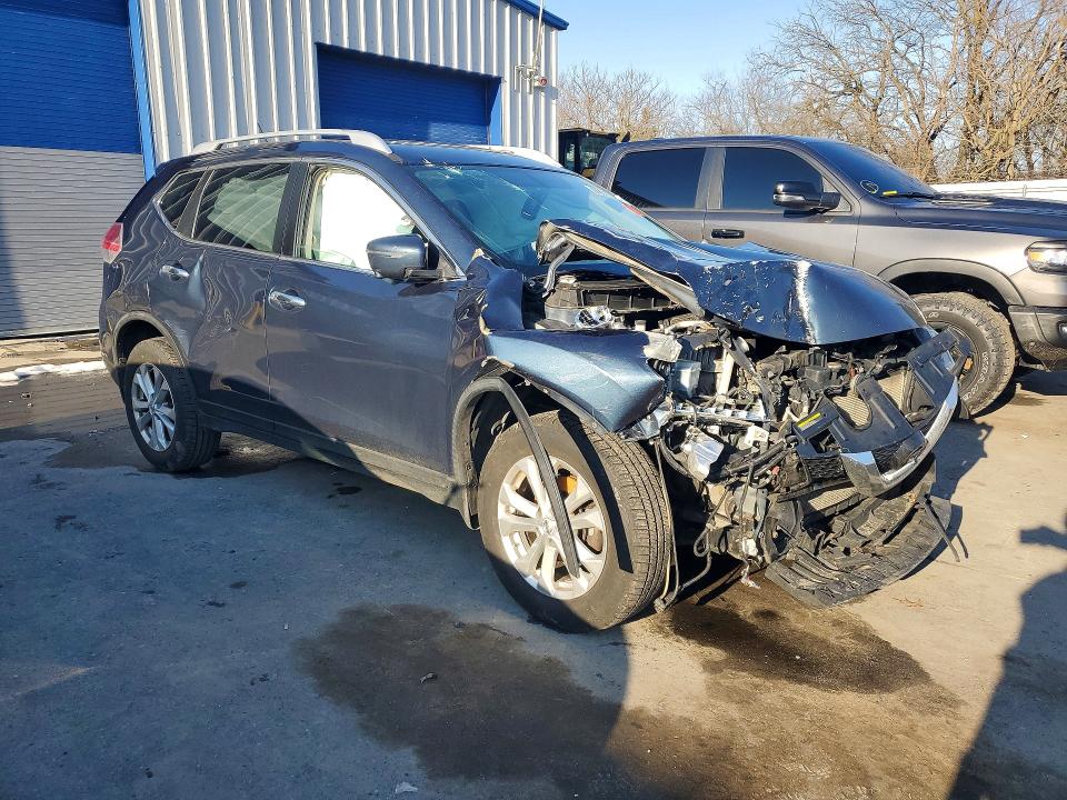 2016 Nissan Rogue VIN JN8AT2MV1GW148666 COPART salvage auction — FRONT END, Nj - Cert Of Title-Salvage, sold $425 on 2026-07-28 (photo 4)