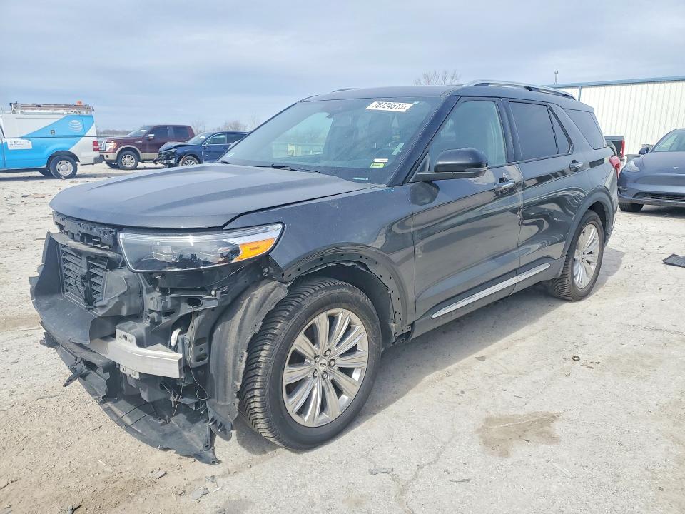 2020 Ford Explorer VIN 1FMSK7FH3LGB53794 COPART salvage auction — FRONT END, Ks - Cert Of Title-Salvage, sold $5,800 on 2026-07-02 (photo 1)