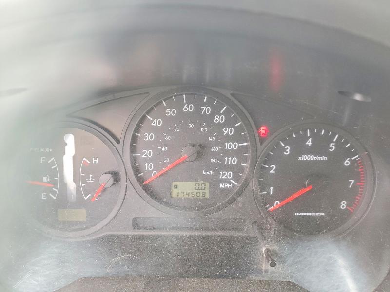 2004 Subaru Impreza VIN JF1GG68554H802604 COPART salvage auction — FRONT END, Nv - Salvage Title, sold $90 on 2026-07-16 (photo 9)