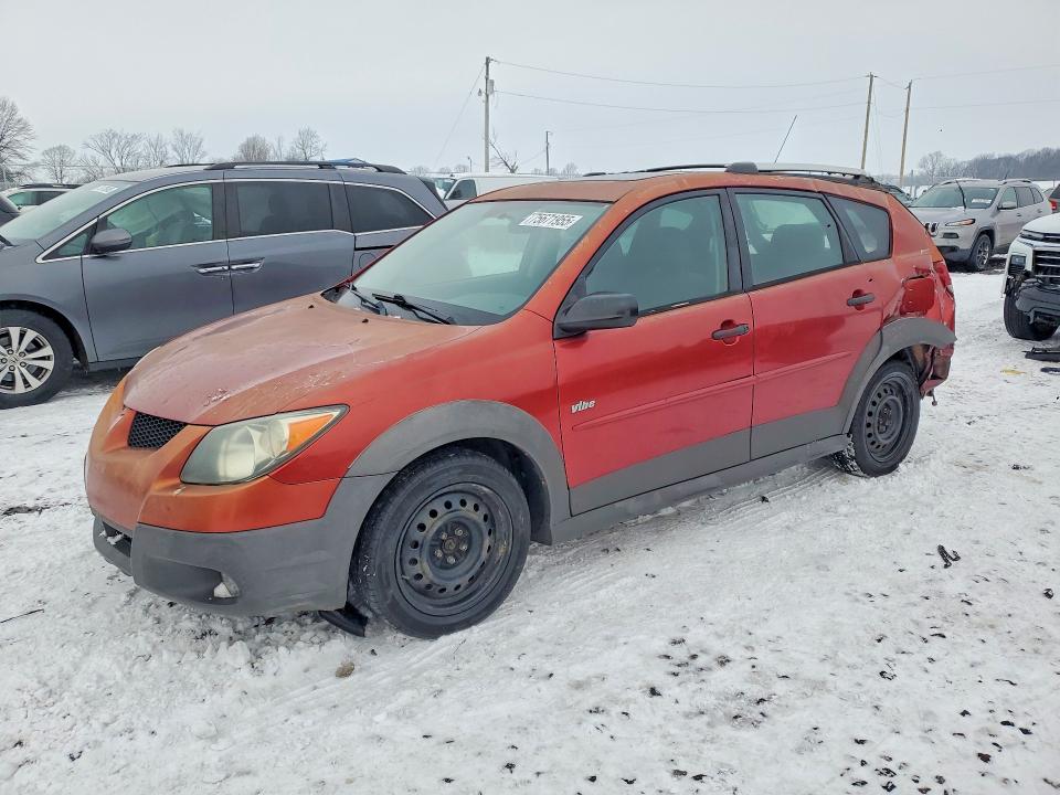 2004 Pontiac Vibe VIN 5Y2SL628X4Z418640 COPART salvage auction — REAR END, In - Bill Of Sale - Parts Only, sold $225 on 2026-07-21 (photo 1)