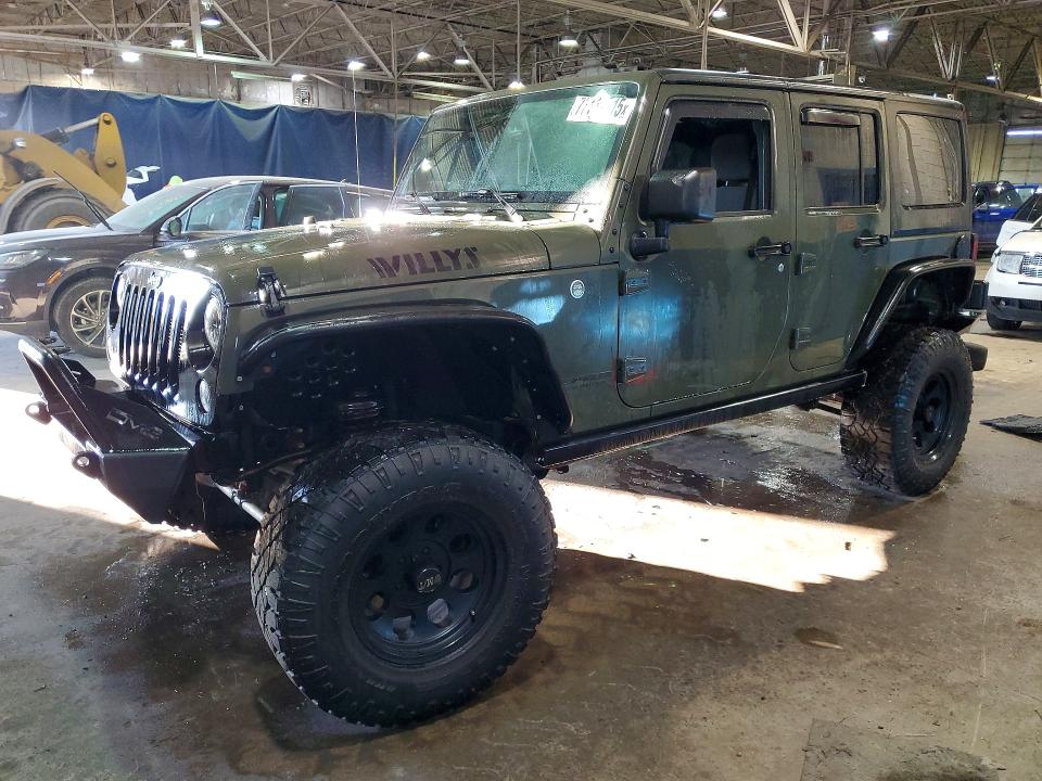 2016 Jeep Wrangler / VIN 1C4BJWDG1GL100195 COPART salvage auction — SIDE, Mi - Certificate Of Title, sold $7,700 on 2026-07-28 (photo 1)