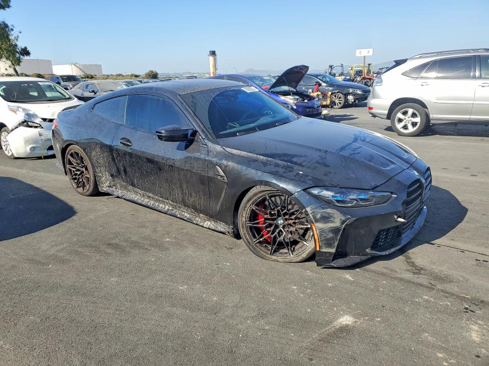 2024 BMW M4 VIN WBS43AZ02RCN67011 COPART salvage auction — FRONT END, Salvage Title, sold $49,750 on 2026-07-13 (photo 4)