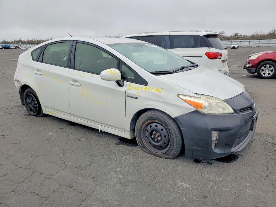 2015 Toyota Prius VIN JTDKN3DU2F0467325 COPART salvage auction — REAR END, Ca - Salvage Certificate, sold $1,300 on 2026-07-09 (photo 4)