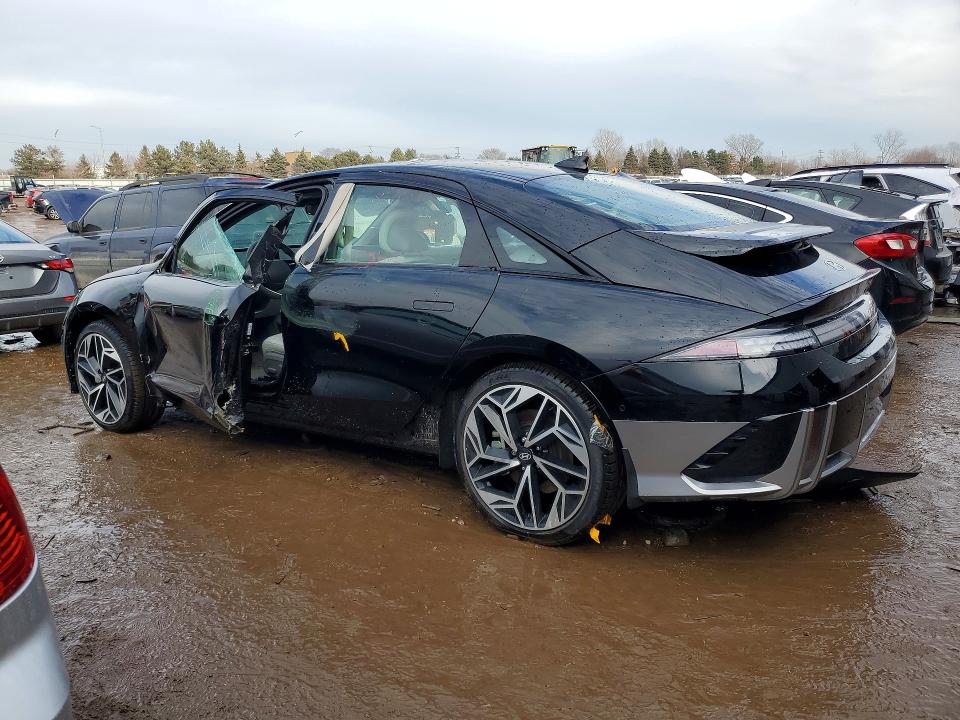 2024 Hyundai Ioniq 6 VIN KMHM54AC4RA081266 COPART salvage auction — SIDE, Il - Salvage Certificate, sold $250 on 2026-07-14 (photo 2)