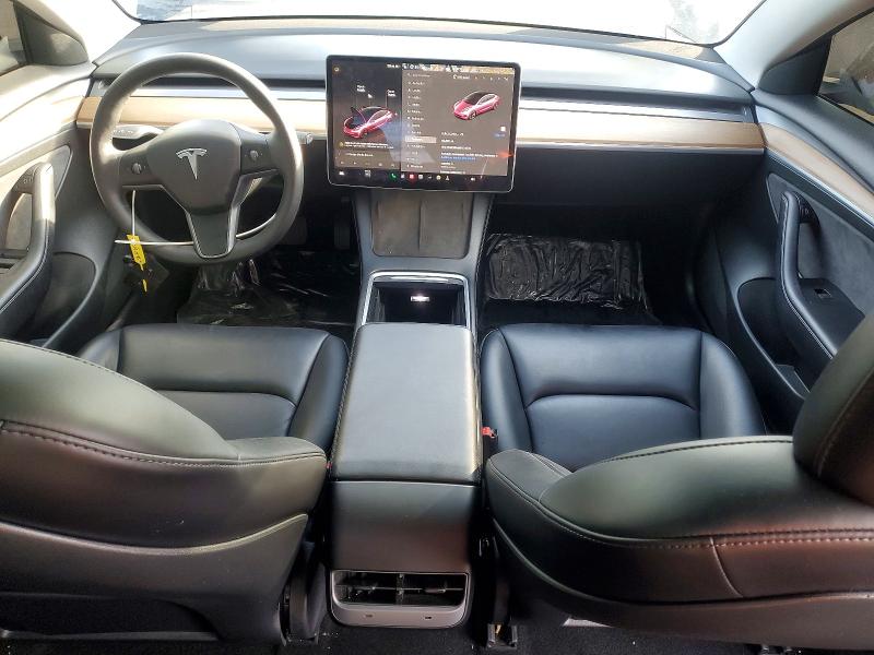 2022 Tesla Model 3 VIN 5YJ3E1EA6NF373378 COPART salvage auction — REAR END, Ca - Salvage Certificate, sold $8,200 on 2026-07-31 (photo 8)