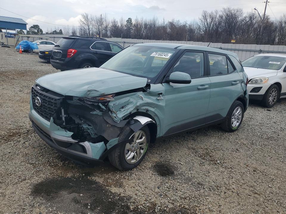 2026 Hyundai Venue VIN KMHRB8A39TU451753 COPART salvage auction — FRONT END, Tn - Salvage Certificate, sold $2,750 on 2026-07-07 (photo 1)