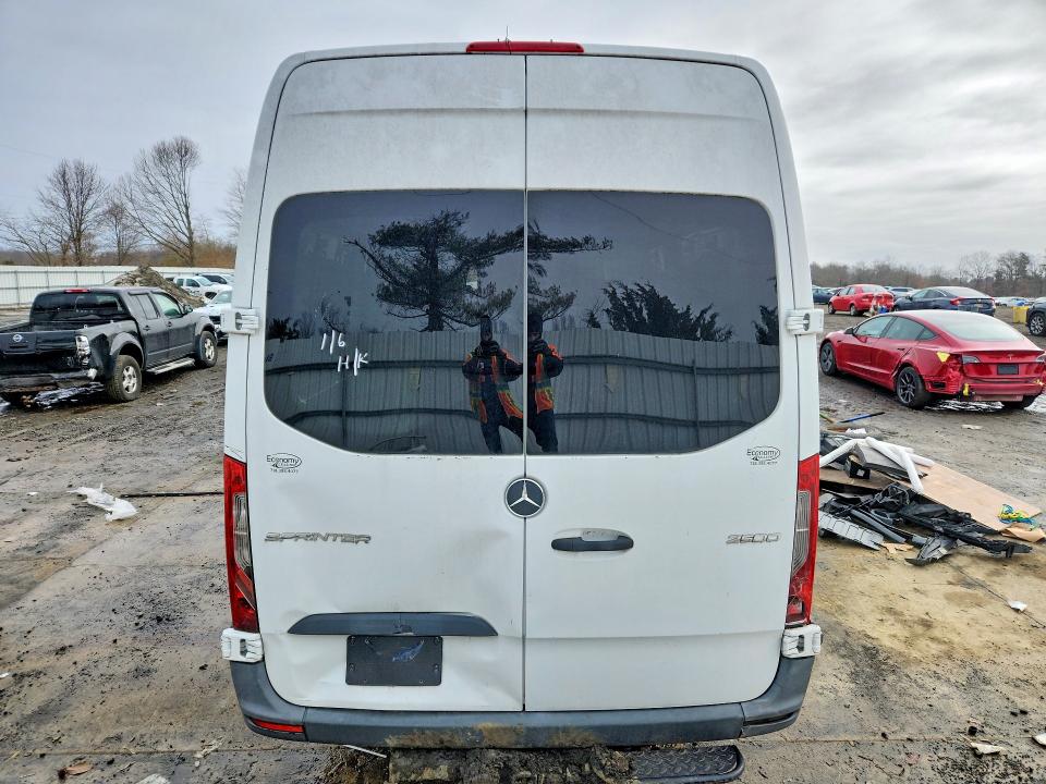 2021 Mercedes-benz Sprinter VIN W1Y4DDHY6MT048156 COPART salvage auction — FRONT END, Wv - Certificate Of Title, sold $10,900 on 2026-07-15 (photo 6)