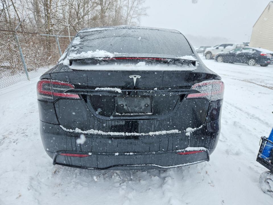 2023 Tesla Model x VIN 7SAXCDE50PF380943 COPART salvage auction — FRONT END, Salvage Title, sold $14,300 on 2026-07-15 (photo 6)