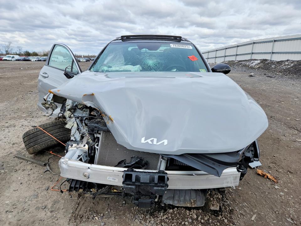 2025 Kia K5 VIN KNAG44J87S5326279 COPART salvage auction — FRONT END, VA - CERT OF TITLE - SALVAGE, sold $3,000 on 2026-07-08 (photo 5)