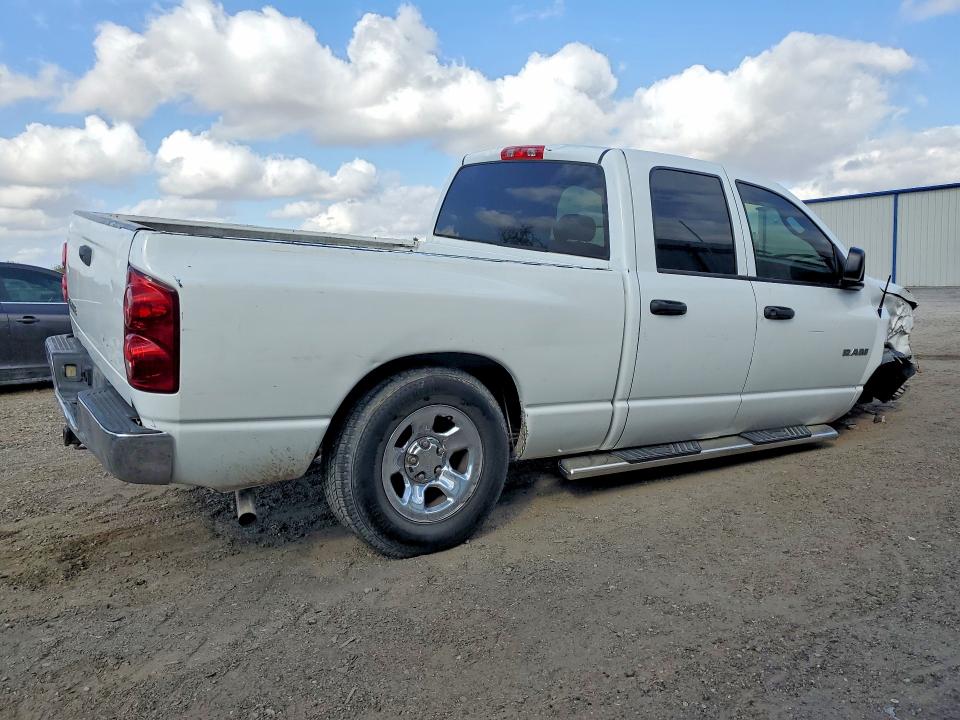 2008 Dodge Ram VIN 1D7HA18KX8J132481 COPART salvage auction — FRONT END, Tx - Salvage Vehicle Title, sold $749 on 2026-07-02 (photo 3)
