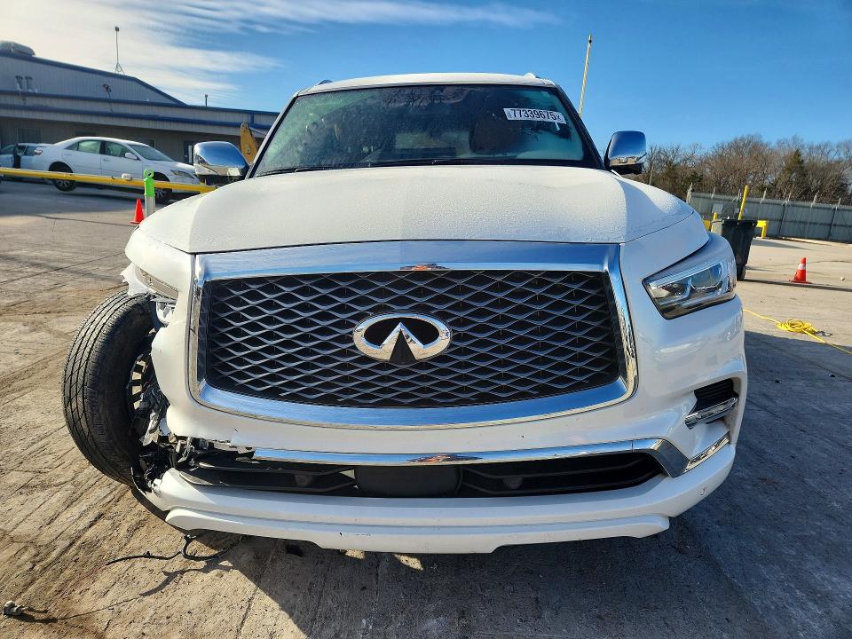 2022 Infiniti Qx80 VIN JN8AZ2BE2N9292997 COPART salvage auction — FRONT END, Tn - Salvage Certificate, sold $18,000 on 2026-07-27 (photo 5)