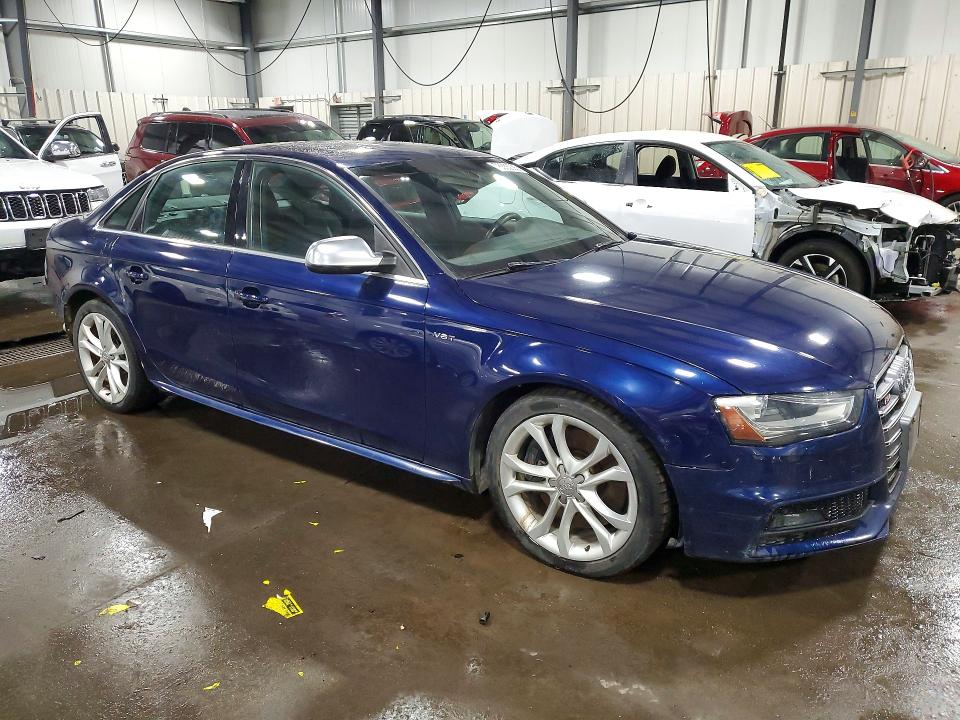 2013 Audi S4 VIN WAUDGAFL9DA127265 COPART salvage auction — REAR END, Mn - Cert Of Title-Prior Salvage, sold $2,800 on 2026-07-28 (photo 4)
