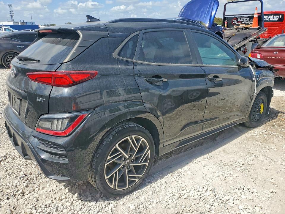 2022 Hyundai Kona VIN KM8K33A34NU868461 COPART salvage auction — FRONT END, Fl - Cert Of Title Slvg Rebuildable, sold $3,850 on 2026-07-14 (photo 3)