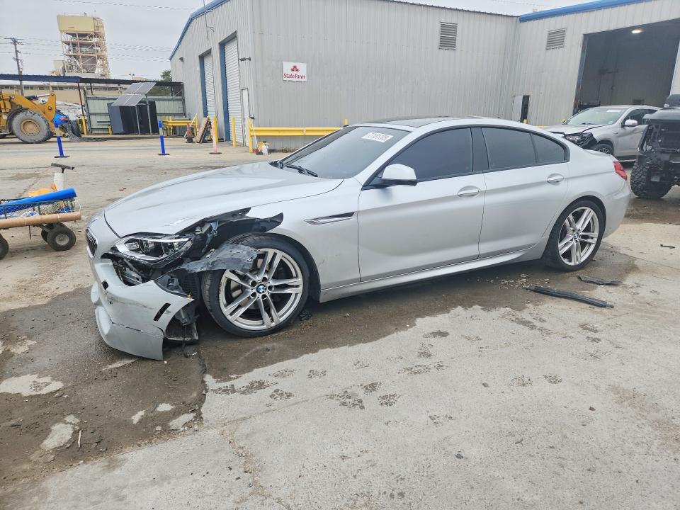 2014 BMW 6 series VIN WBA6A0C57ED317172 COPART salvage auction — FRONT END, La - Cert Of Title-Salvage, sold $4,100 on 2026-07-27 (photo 1)