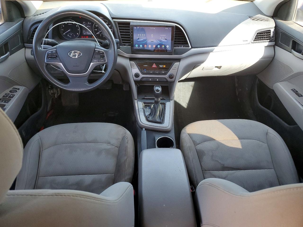 2017 Hyundai Elantra VIN 5NPD74LF2HH164854 COPART salvage auction — Front End, TX - CERTIFICATE OF TITLE (P), sold $1,050 on 2026-07-01 (photo 8)