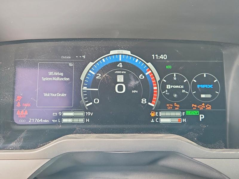 2023 Toyota Tundra VIN 5TFJC5DB2PX036925 COPART salvage auction — Front End, TX - CERTIFICATE OF TITLE, sold $21,600 on 2026-05-14 (photo 9)