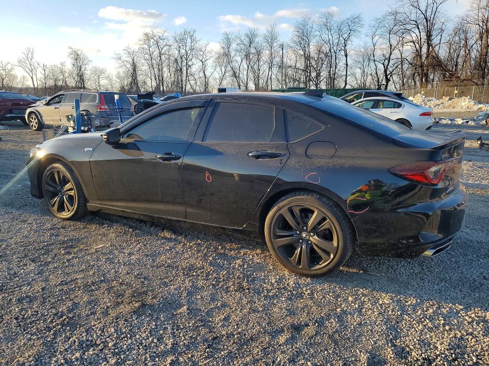 2021 Acura Tlx VIN 19UUB5F50MA008340 COPART salvage auction — MINOR DENT/SCRATCHES, Md - Cert Of Salvage > 75% Damage, sold $16,200 on 2026-07-14 (photo 2)