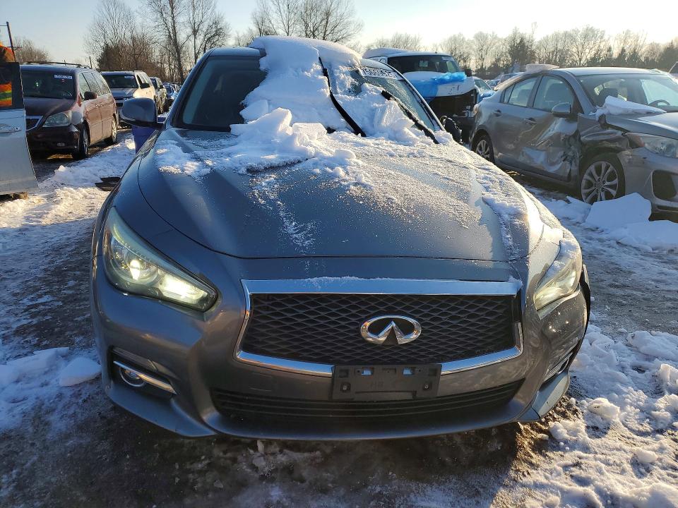 2015 Infiniti Q50 VIN JN1BV7AR5FM410443 COPART salvage auction — SIDE, Salvage Title, sold $1,100 on 2026-07-20 (photo 5)