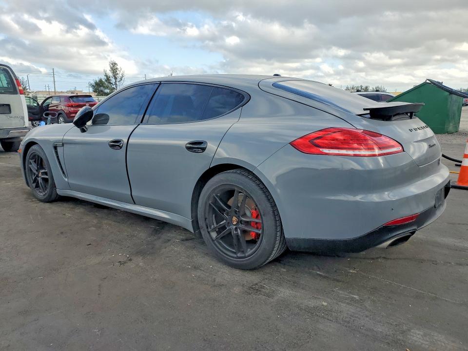 2014 Porsche Panamera VIN WP0AA2A76EL010496 COPART salvage auction — WATER/FLOOD, FL - CERT OF TITLE-REBUILT, sold $3,300 on 2026-09-09 (photo 2)