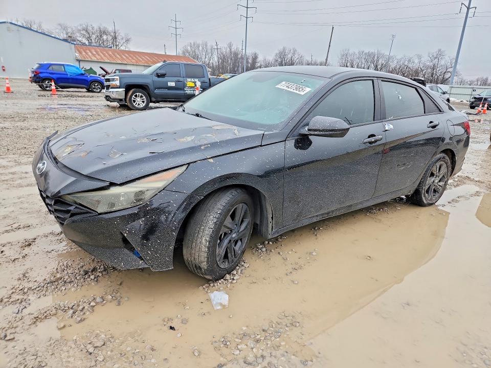 2023 Hyundai Elantra VIN KMHLM4AJ3PU039406 COPART salvage auction — FRONT END, Oh - Certificate Of Title, sold $4,950 on 2026-07-31 (photo 1)
