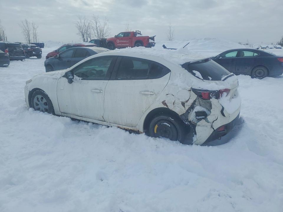 2014 Mazda 3 VIN JM1BM1K72E1178779 COPART salvage auction — REAR END, Qc - Gravement Accidente, sold $300 on 2026-07-14 (photo 2)