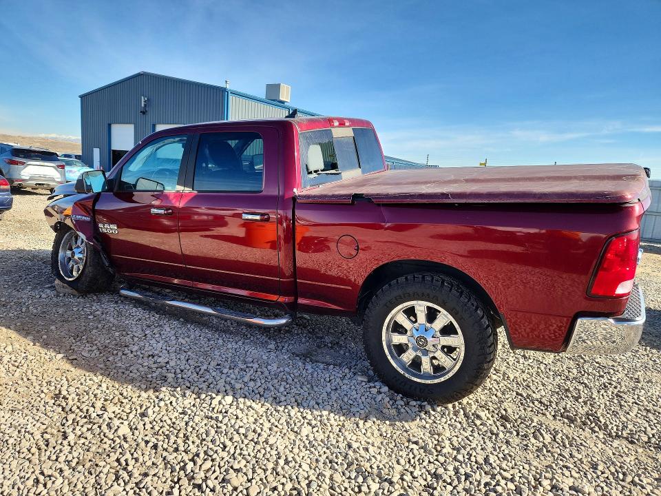 2018 Ram 1500 VIN 1C6RR7TT6JS152454 COPART salvage auction — FRONT END, Ut - Salvage Certificate, sold $3,300 on 2026-07-02 (photo 2)