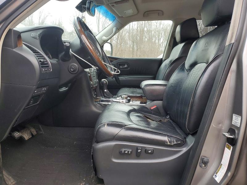 2014 Infiniti Qx80 VIN JN8AZ2NE2E9066549 COPART salvage auction — FRONT END, Md - Cert Of Salvage > 75% Damage, sold $400 on 2026-07-21 (photo 7)