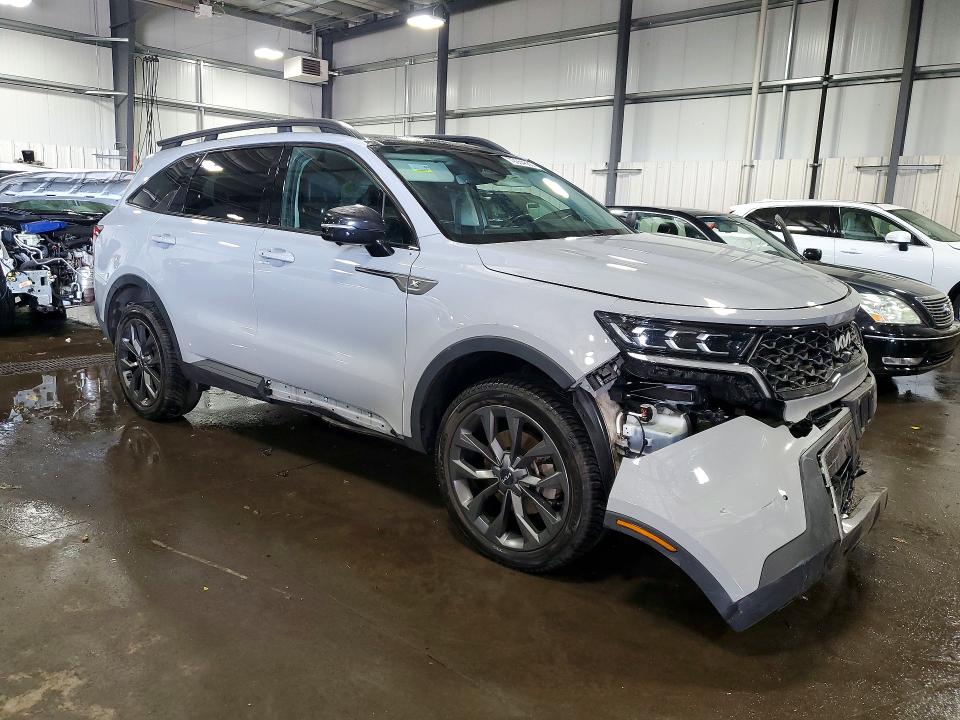 2023 Kia Sorento VIN 5XYRKDLF4PG196408 COPART salvage auction — FRONT END, Mn - Cert Of Title-Salvage, sold $7,100 on 2026-07-11 (photo 4)
