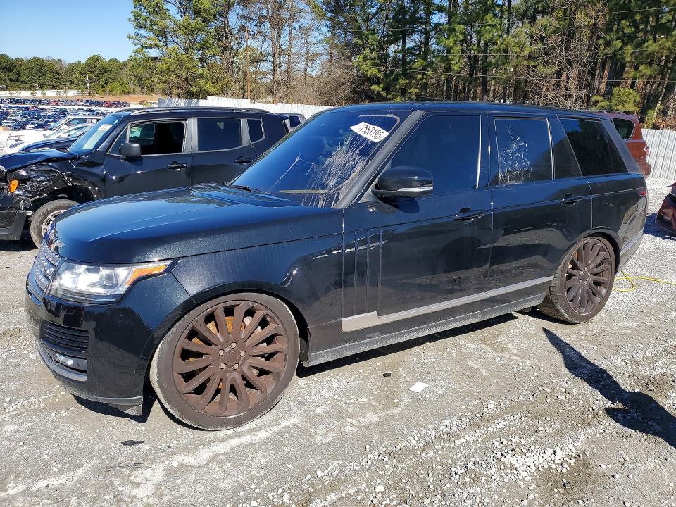 2016 Land rover RANGE ROVER VIN SALGS2EF7GA273502 COPART salvage auction — MECHANICAL, Ga - Certificate Of Title (P), sold $7,100 on 2026-08-19 (photo 1)