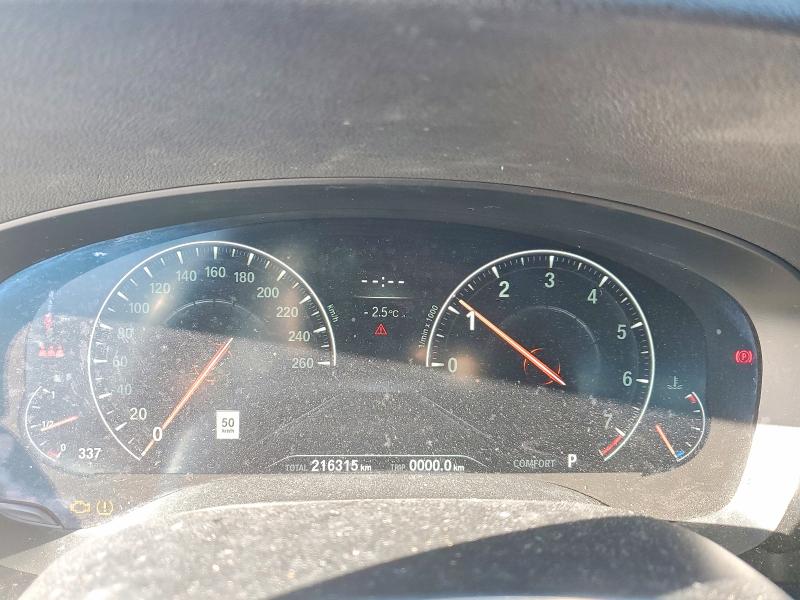 2019 BMW 5er VIN WBAJA7C51KG909812 COPART salvage auction — SIDE, Salvage Title, sold $10,000 on 2026-07-14 (photo 9)