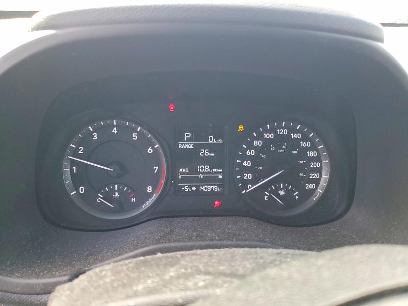2019 Hyundai Kona VIN KM8K12AA3KU285972 COPART salvage auction — FRONT END, Qc - Gravement Accidente, sold $1,950 on 2026-07-07 (photo 9)