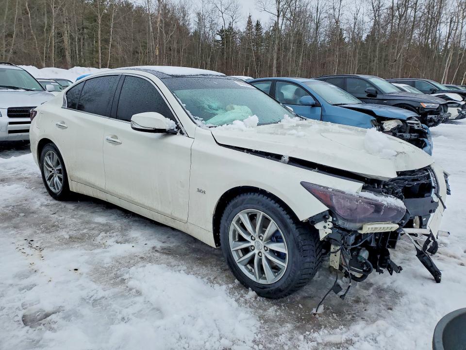 2017 Infiniti Q50 VIN JN1EV7AR3HM838978 COPART salvage auction — FRONT END, ON - PERMIT SALVAGE, sold $300 on 2026-07-28 (photo 4)