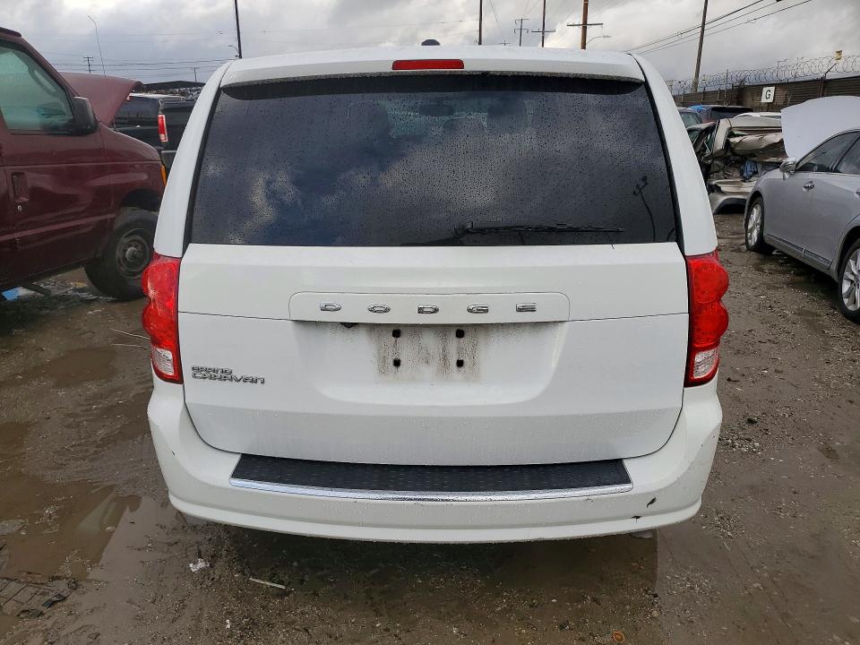 2018 Dodge Grand caravan VIN 2C4RDGBG5JR137957 COPART salvage auction — FRONT END, Ca - Salvage Certificate, sold $950 on 2026-07-09 (photo 6)