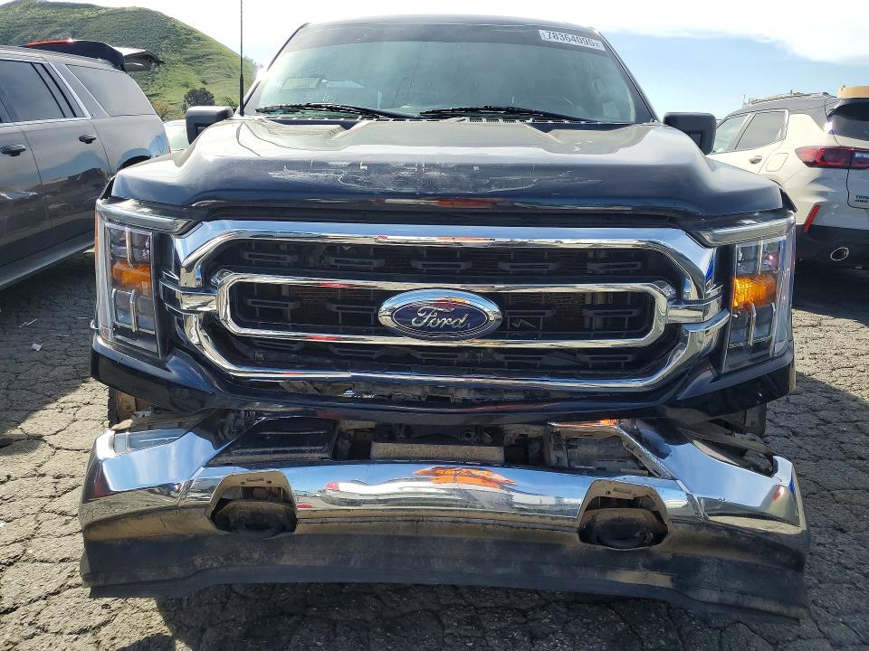 2022 Ford F-150 VIN 1FTEW1EP2NKD84326 COPART salvage auction — FRONT END, Ca - Salvage Certificate, sold $10,300 on 2026-07-09 (photo 5)