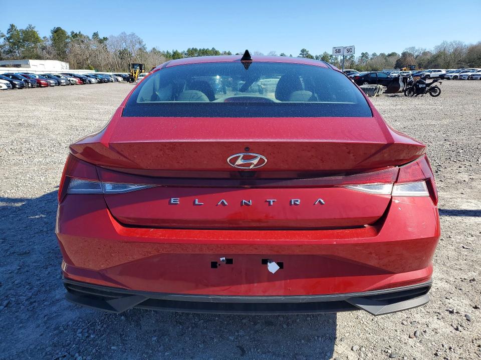 2023 Hyundai Elantra VIN KMHLM4AG4PU454819 COPART salvage auction — FRONT END, Va - Cert Of Title - Salvage, sold $1,400 on 2026-07-14 (photo 6)