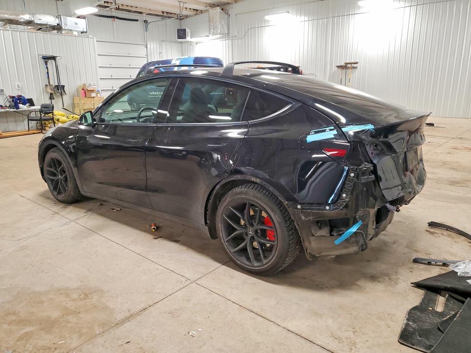 2022 Tesla Model y VIN 7SAYGDEF0NF382724 COPART salvage auction — REAR END, Ca - Salvage Certificate, sold $2,100 on 2026-07-28 (photo 2)
