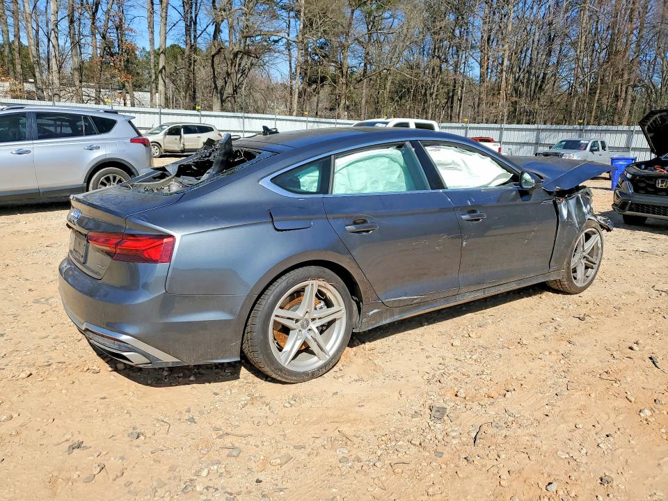 2021 Audi A5 VIN WAUDACF5XMA013063 COPART salvage auction — FRONT END, Wv - Salvage Certificate, sold $1,500 on 2026-07-10 (photo 3)