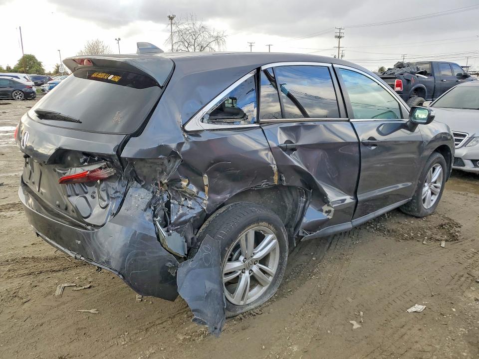 2013 Acura Rdx VIN 5J8TB3H50DL008808 COPART salvage auction — REAR END, Ca - Salvage Certificate, sold $450 on 2026-07-02 (photo 3)