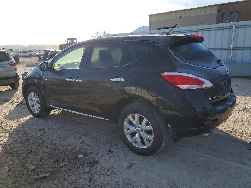2014 Nissan Murano VIN JN8AZ1MU6EW406693 COPART salvage auction — FRONT END, Mo - Dealer Only Clean Title, sold $450 on 2026-07-14 (photo 2)
